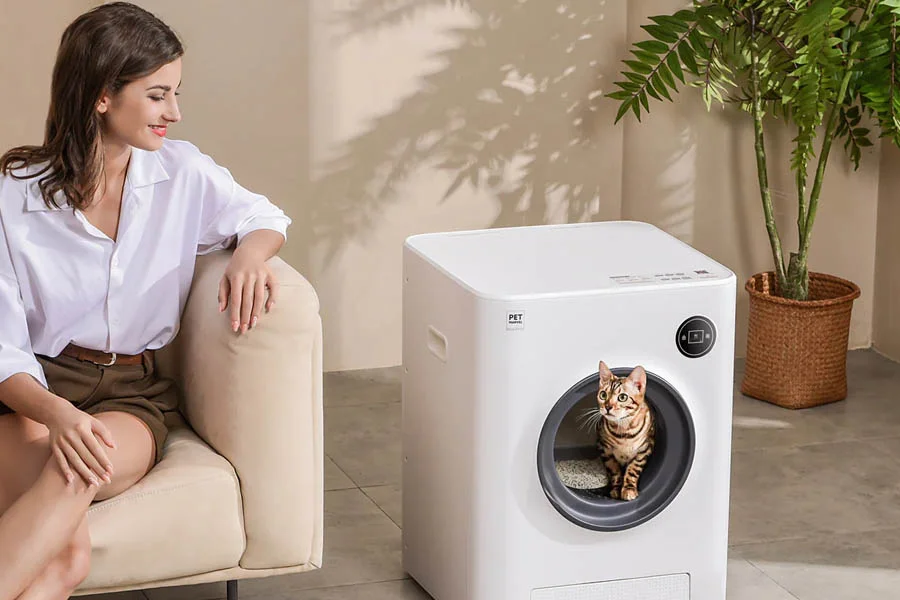 how does litter robot work